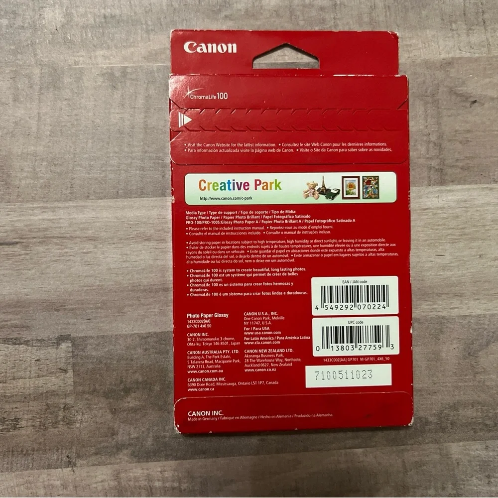 SEALED NEW Genuine Canon 4